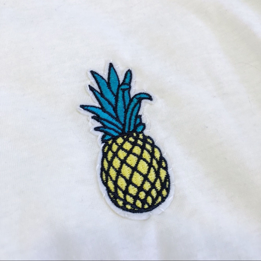 Pineapples are in my Head Custom Patch Crop Top - Picture 2 of 5